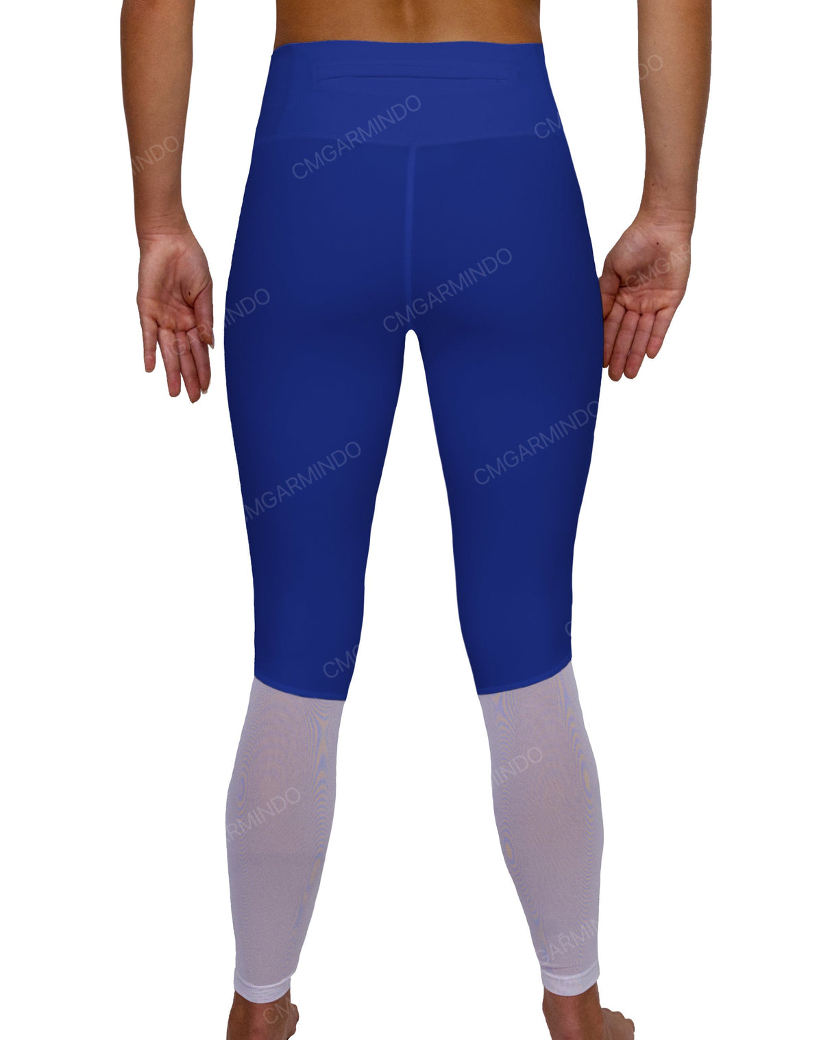 Mid Rise 7/8 Length Back Mesh Leggings