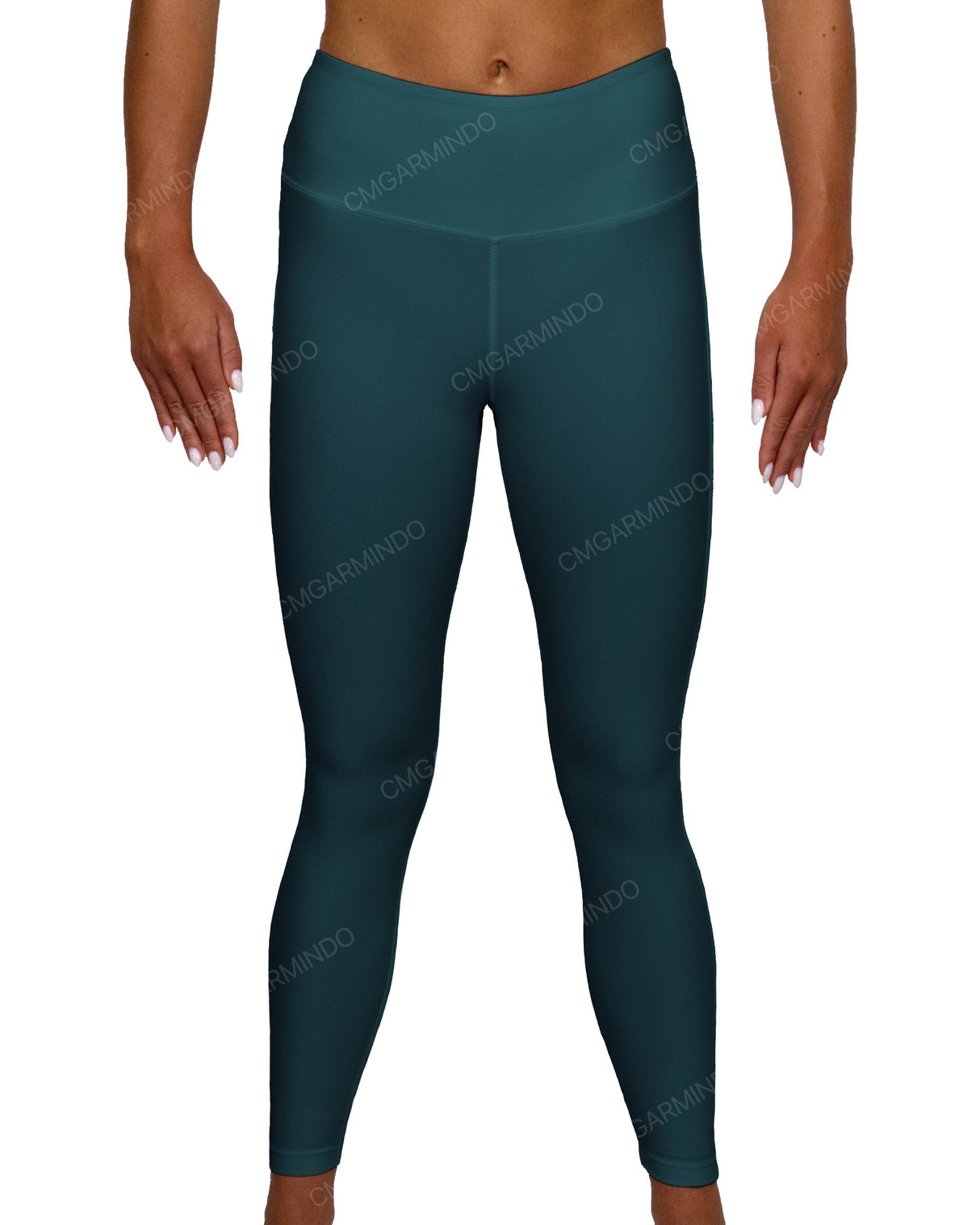 Mid Rise 7/8 Length Back Mesh Leggings