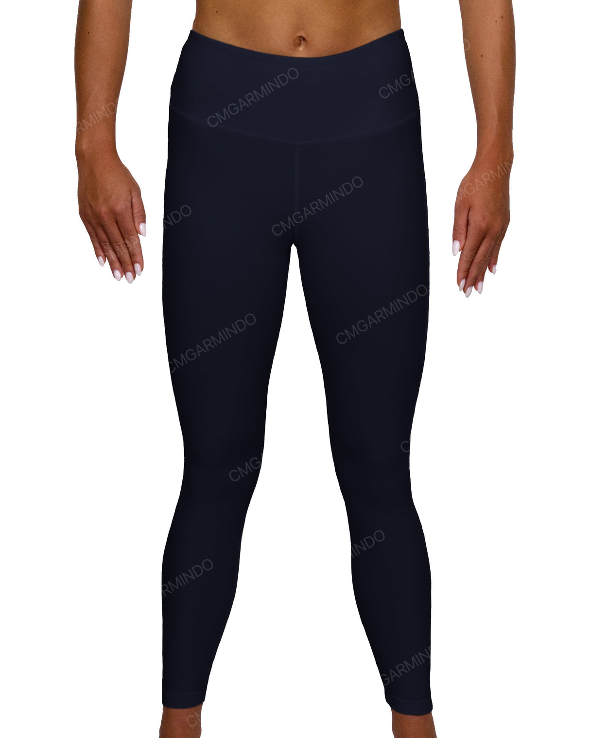 Mid Rise 7/8 Length Back Mesh Leggings