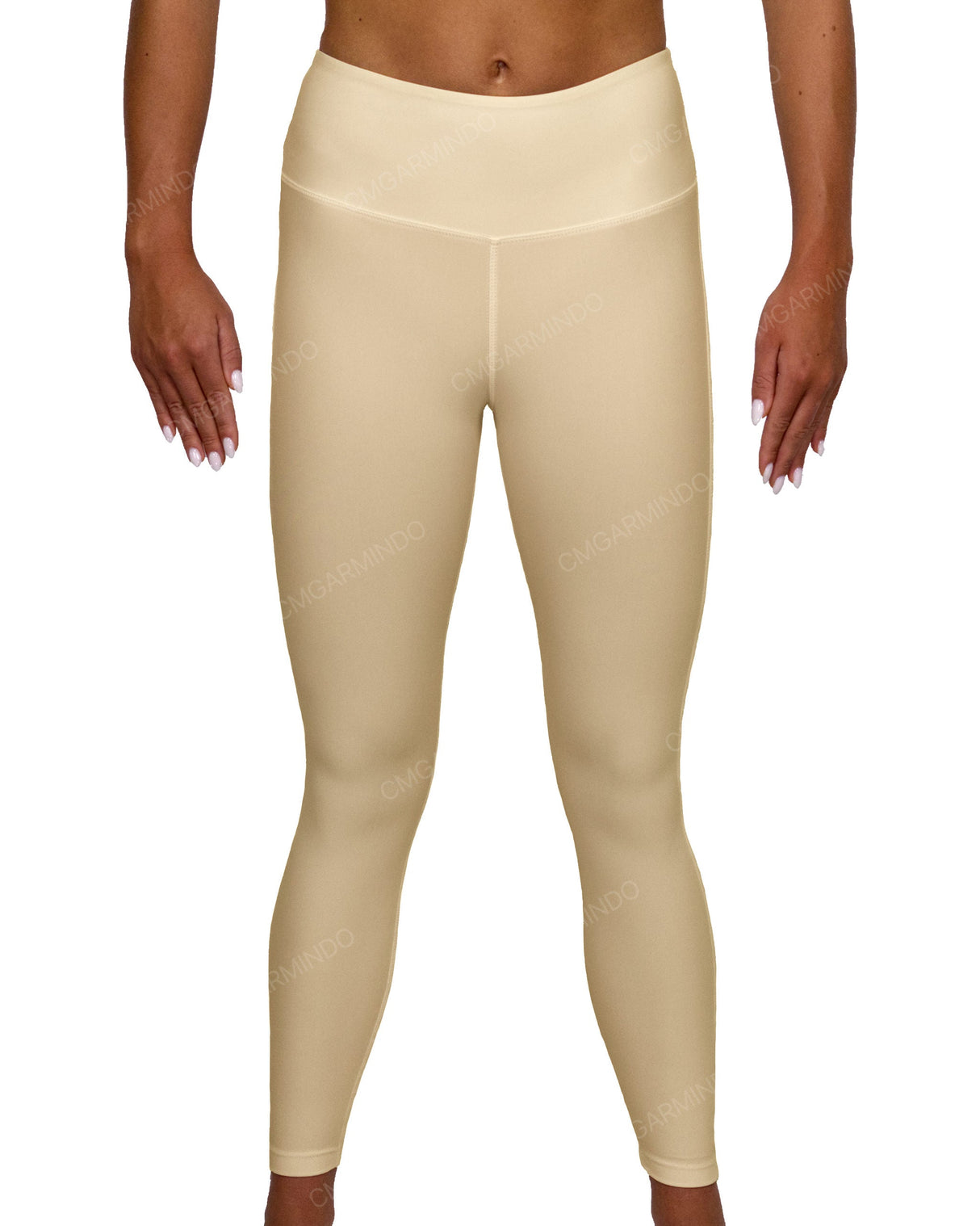Mid Rise 7/8 Length Back Mesh Leggings