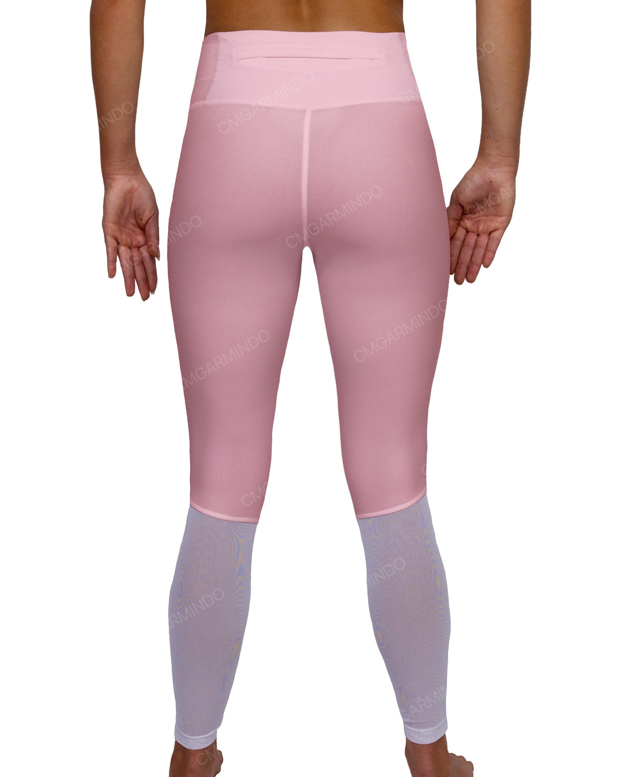 Mid Rise 7/8 Length Back Mesh Leggings