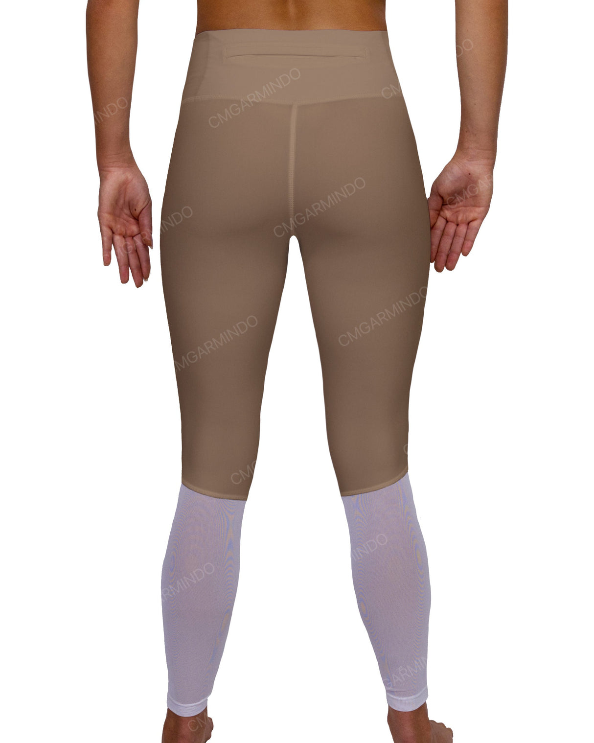 Mid Rise 7/8 Length Back Mesh Leggings