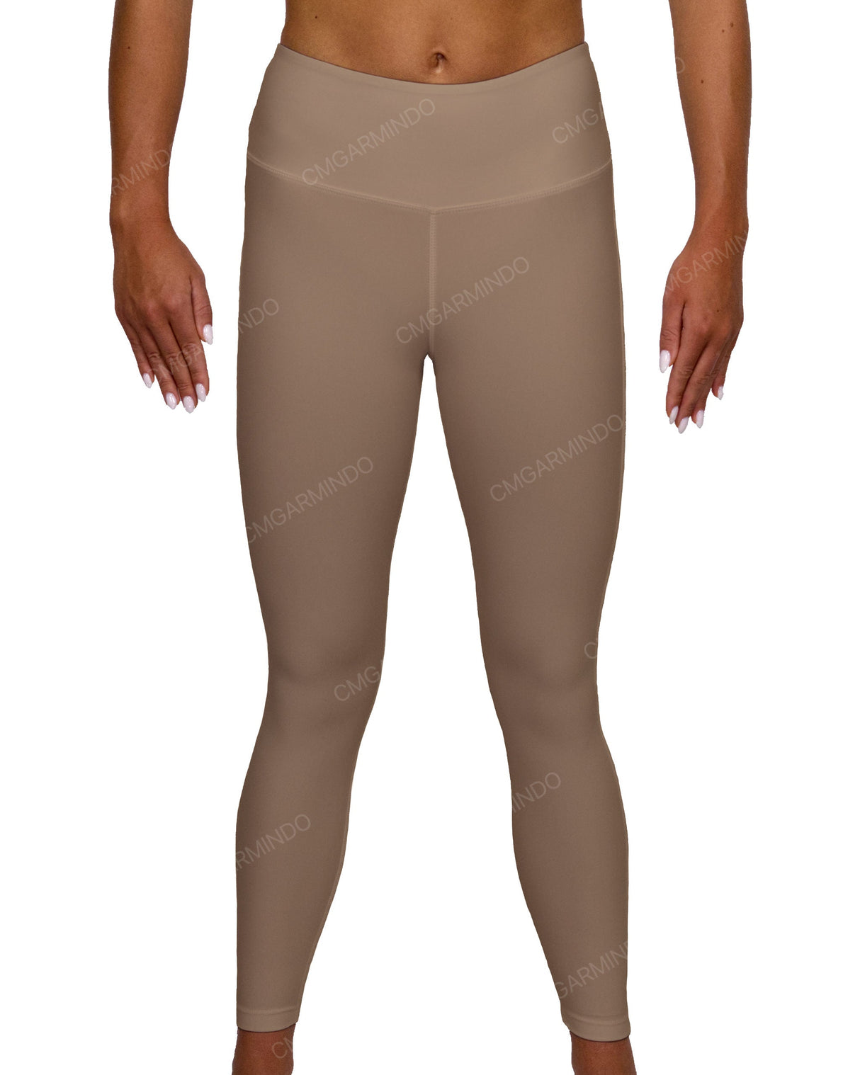 Mid Rise 7/8 Length Back Mesh Leggings