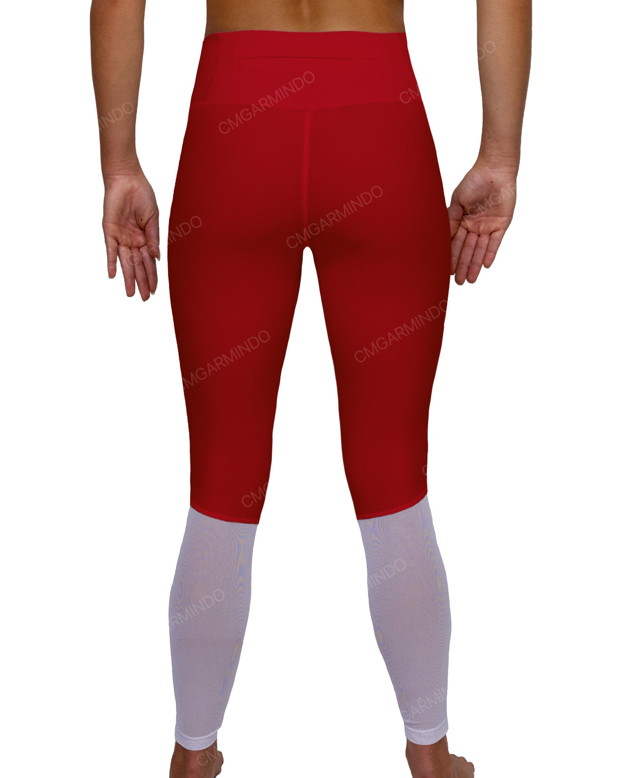 Mid Rise 7/8 Length Back Mesh Leggings