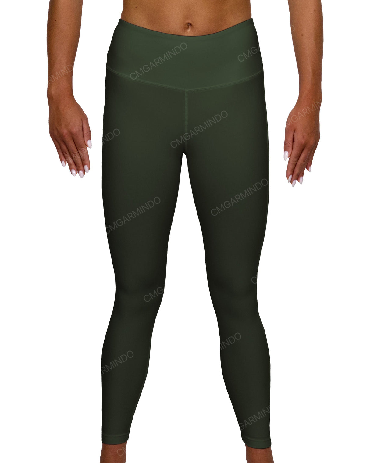 Mid Rise 7/8 Length Back Mesh Leggings