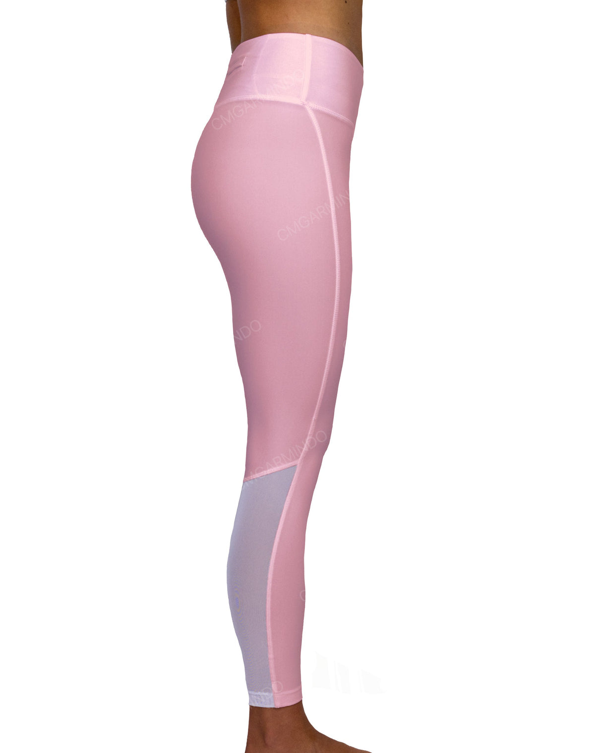 Mid Rise 7/8 Length Back Mesh Leggings