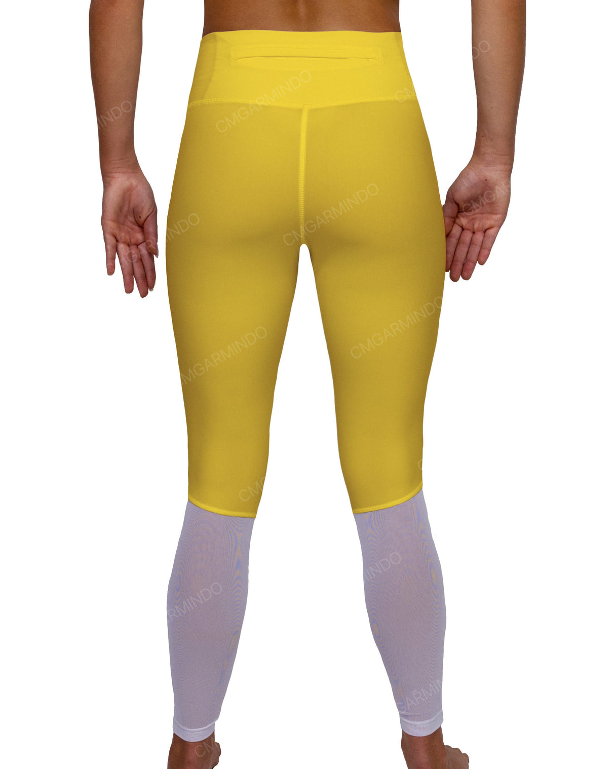 Mid Rise 7/8 Length Back Mesh Leggings