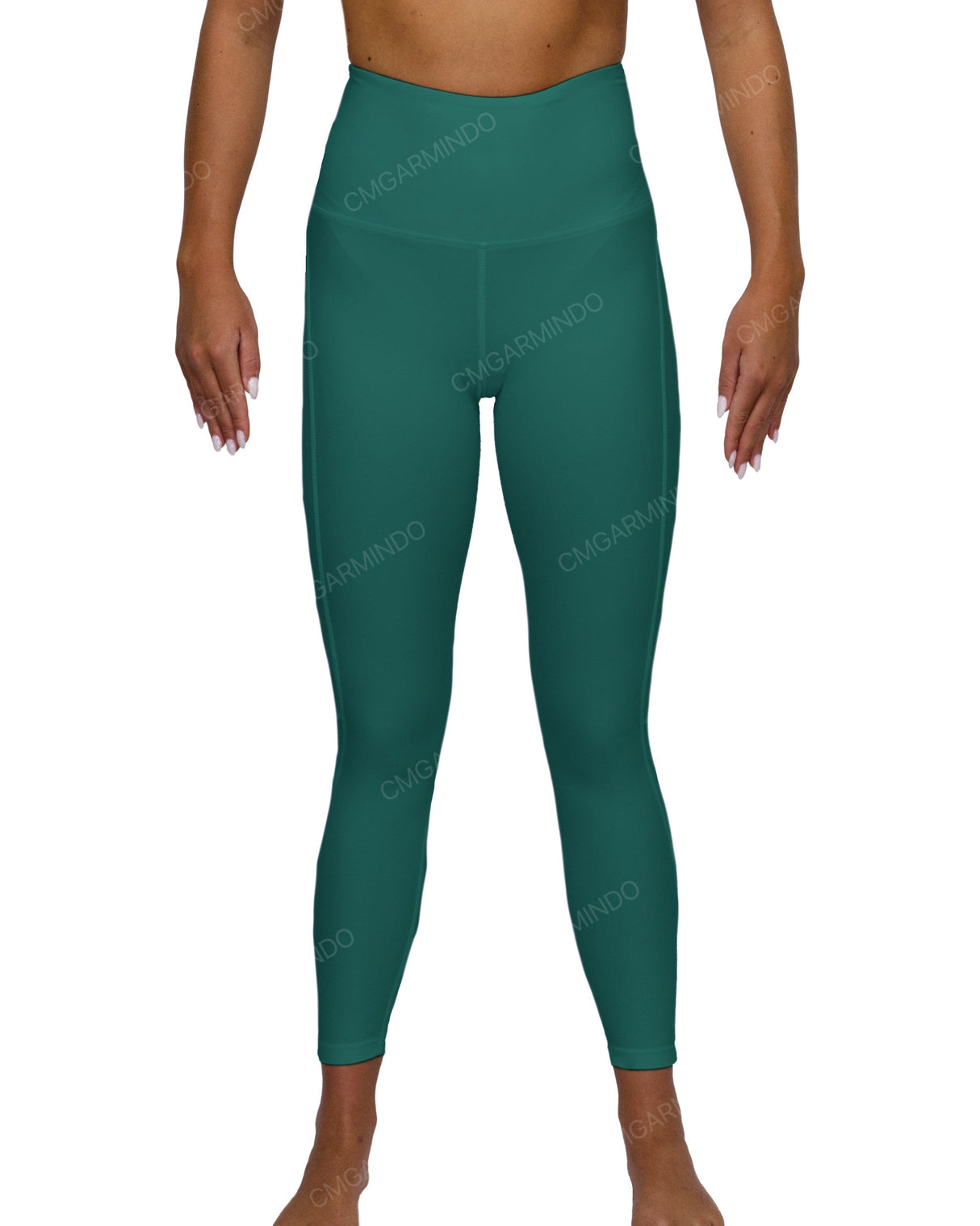 High Rise 7/8 Length Back Mesh Leggings