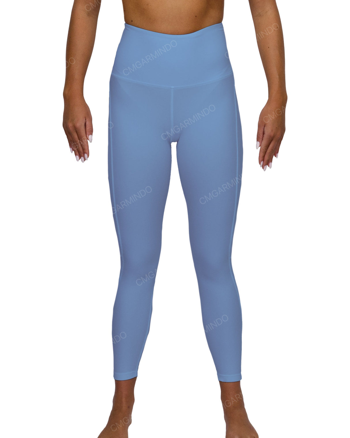 High Rise 7/8 Length Back Mesh Leggings