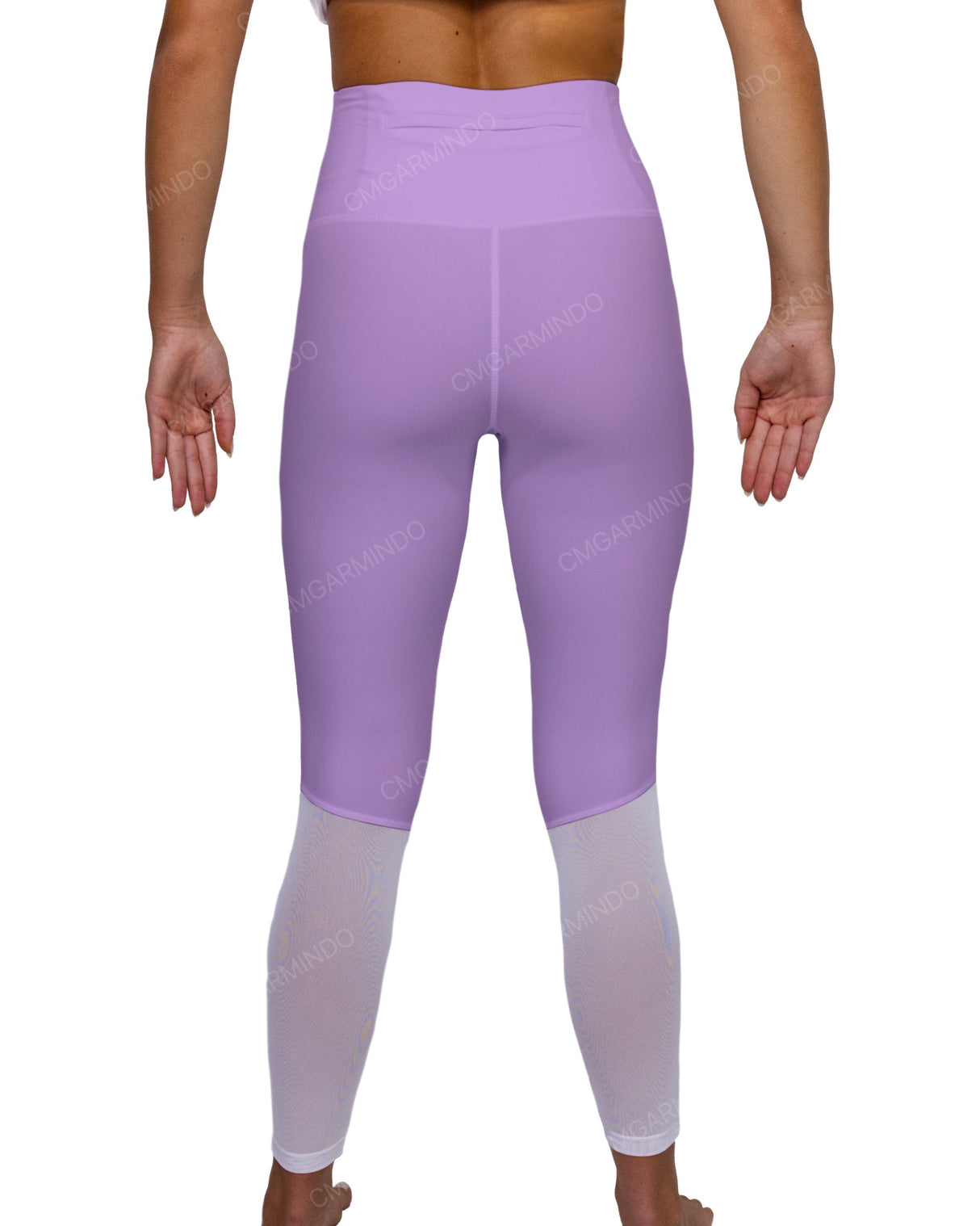 High Rise 7/8 Length Back Mesh Leggings