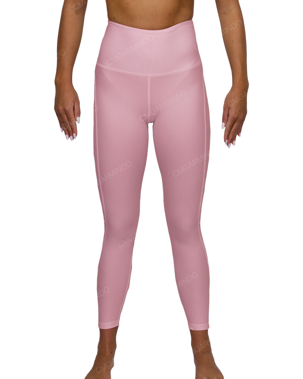 High Rise 7/8 Length Back Mesh Leggings