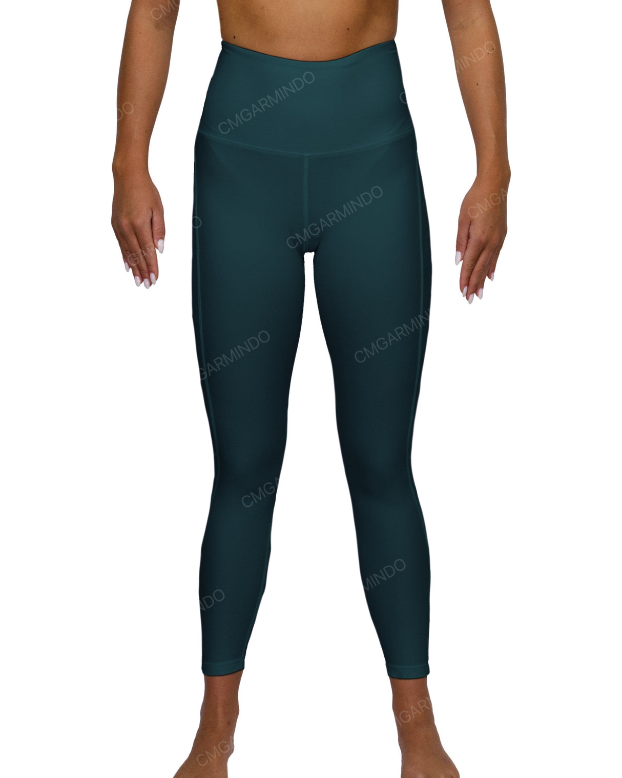 High Rise 7/8 Length Back Mesh Leggings