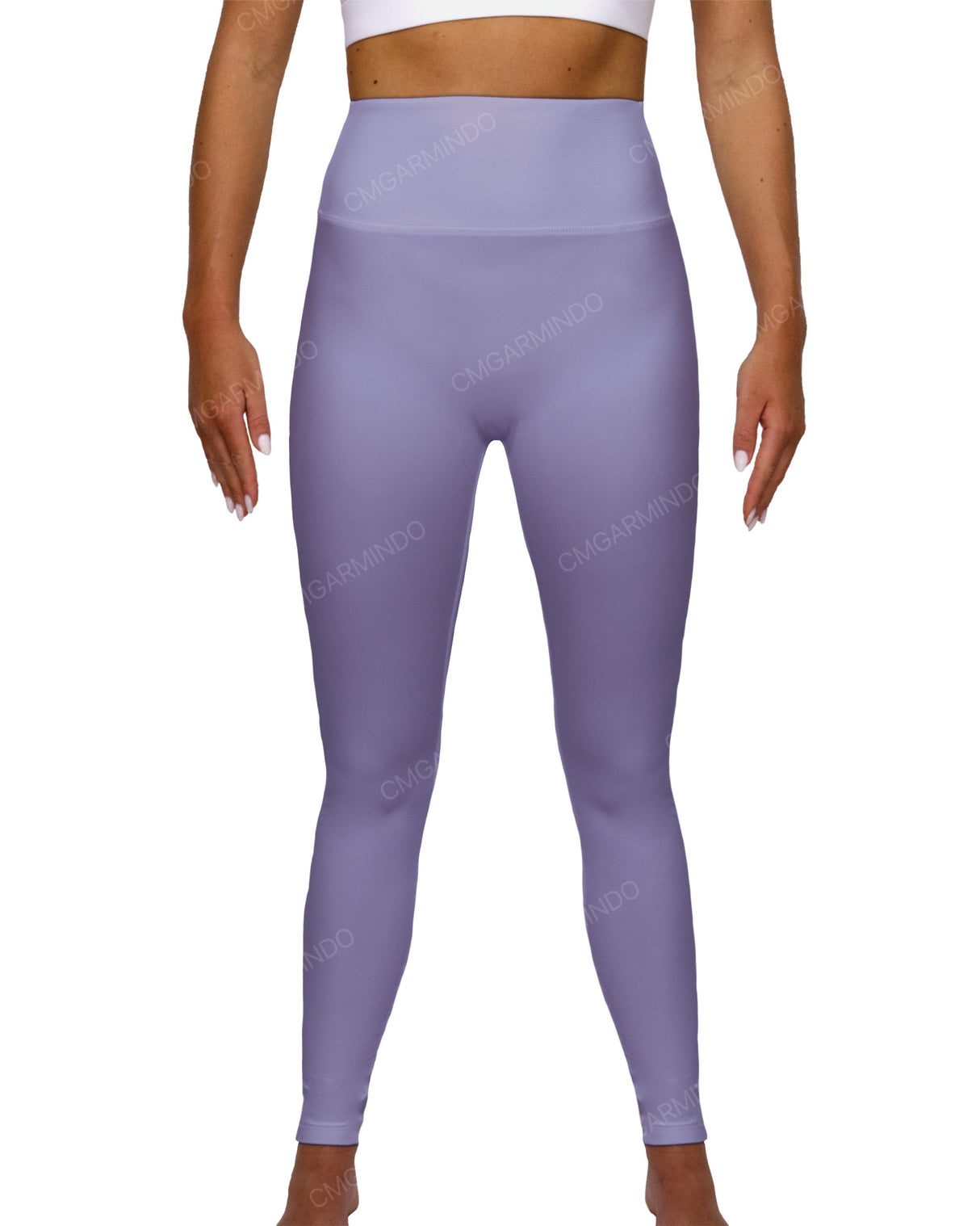 High Rise Deep V-Back Full Length Leggings