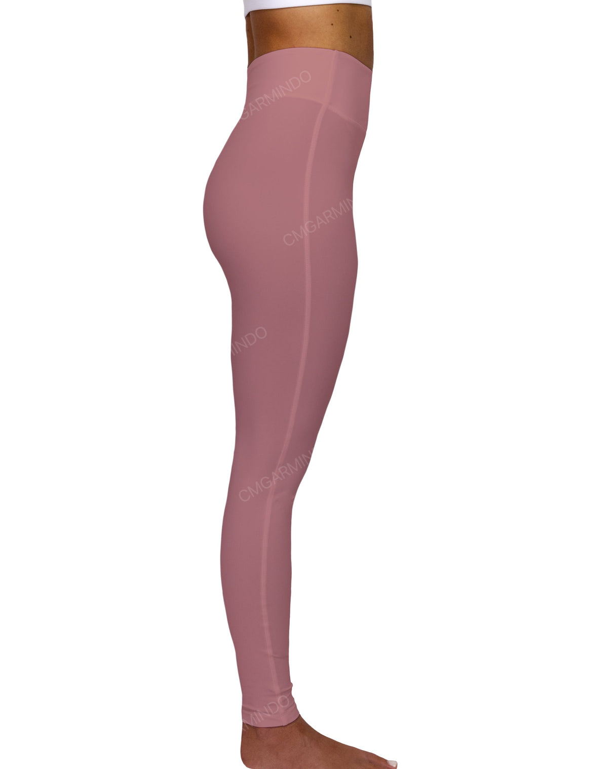 High Rise Deep V-Back Full Length Leggings