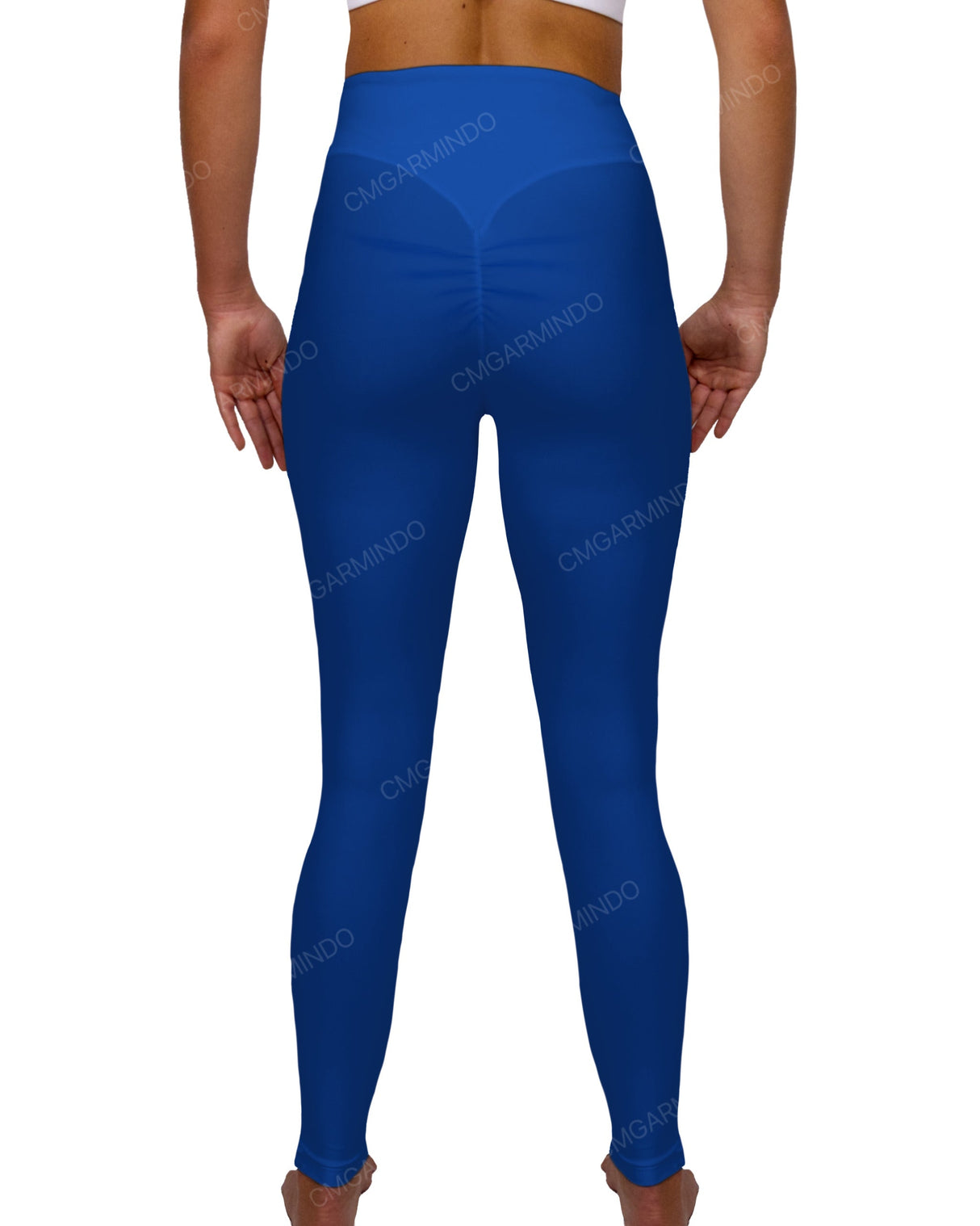 High Rise Deep V-Back Full Length Leggings