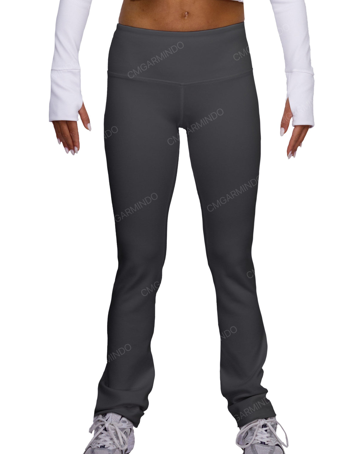 Mid Rise Wide Leg Leggings