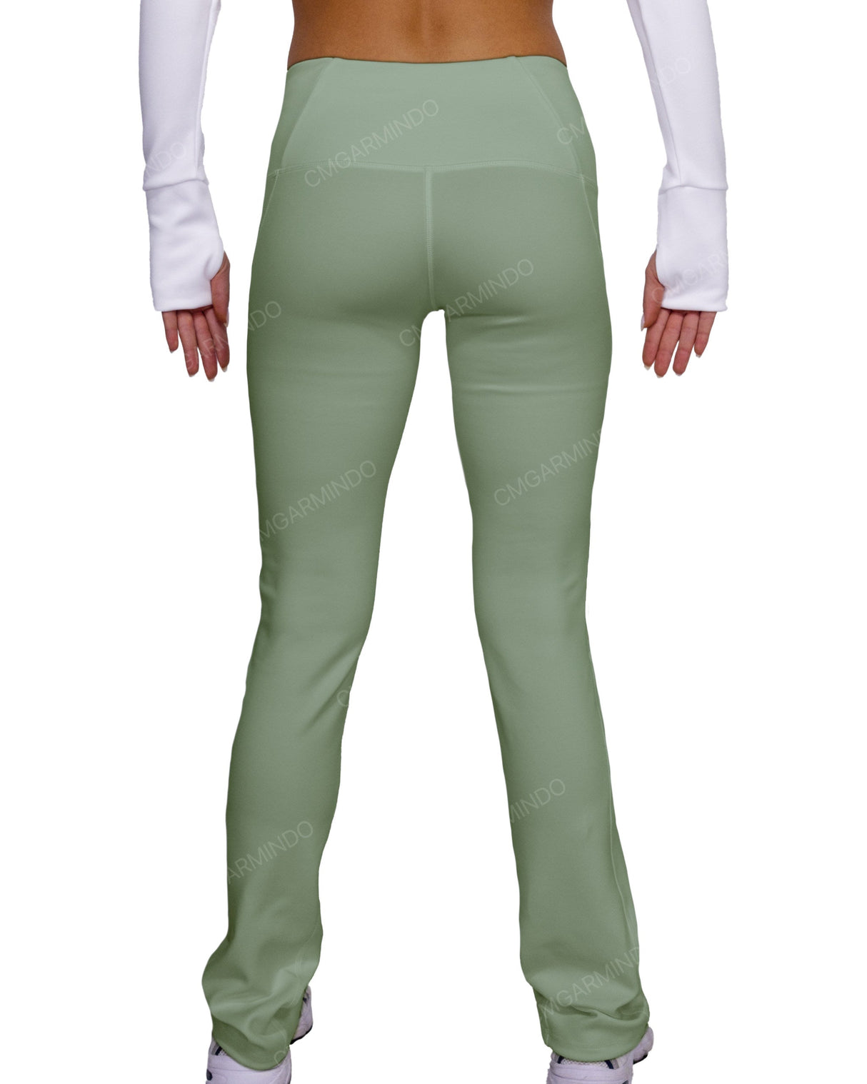 Mid Rise Wide Leg Leggings