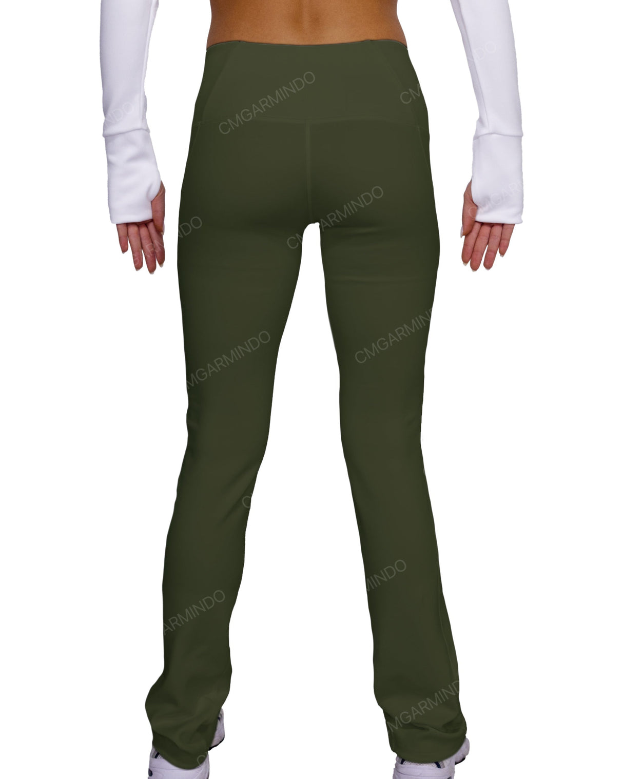 Mid Rise Wide Leg Leggings