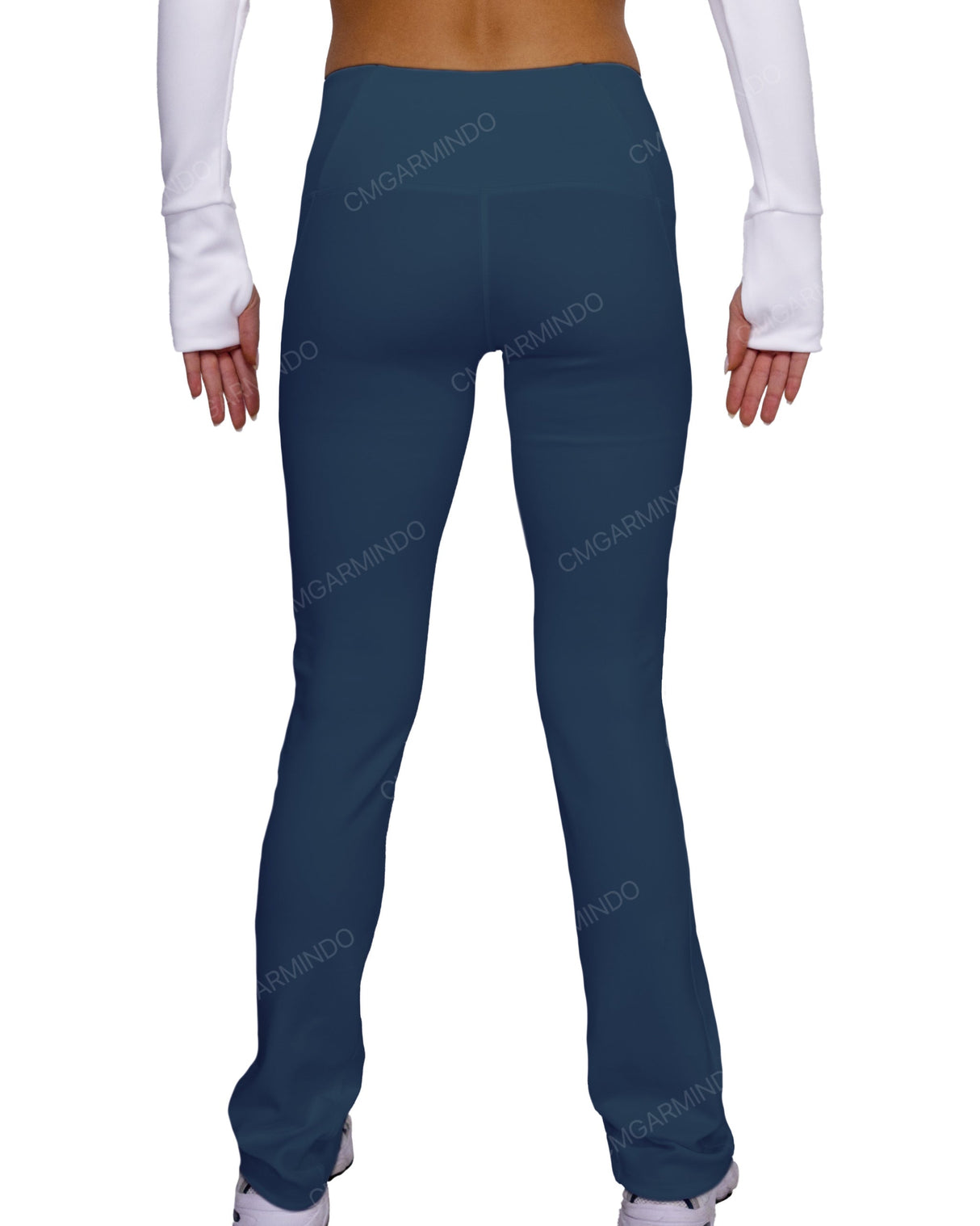 Mid Rise Wide Leg Leggings