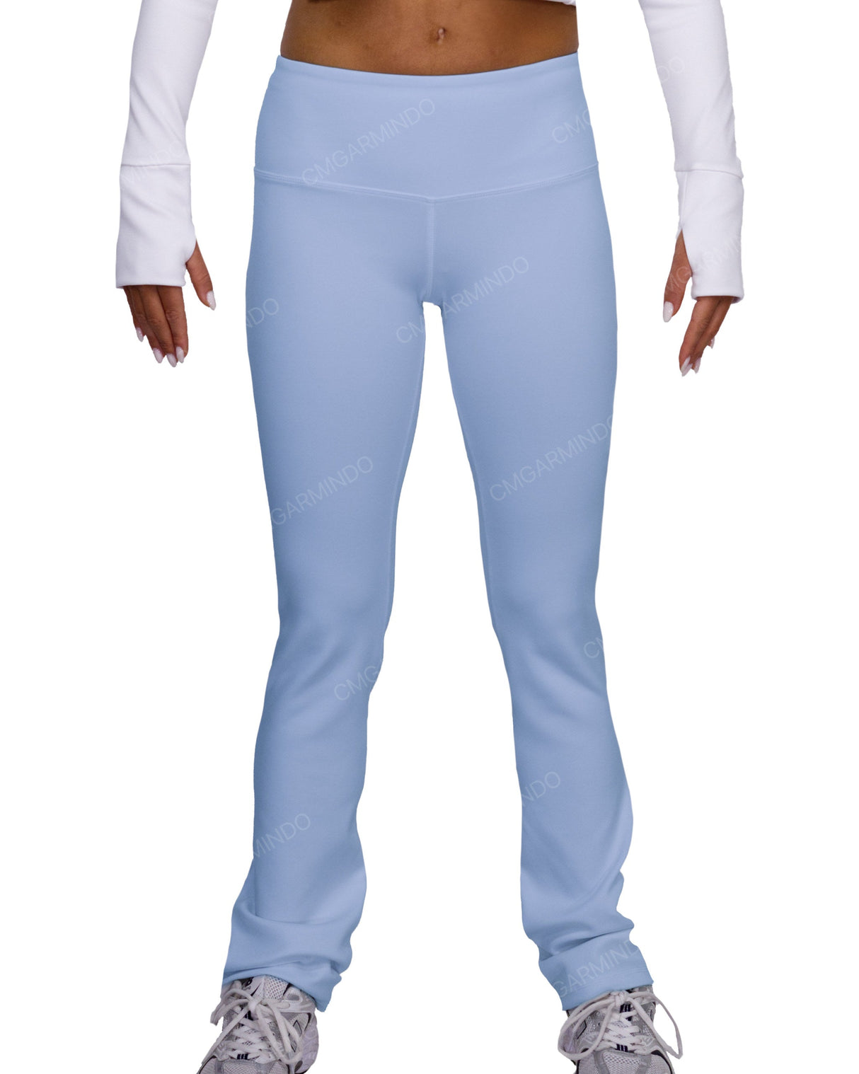 Mid Rise Wide Leg Leggings