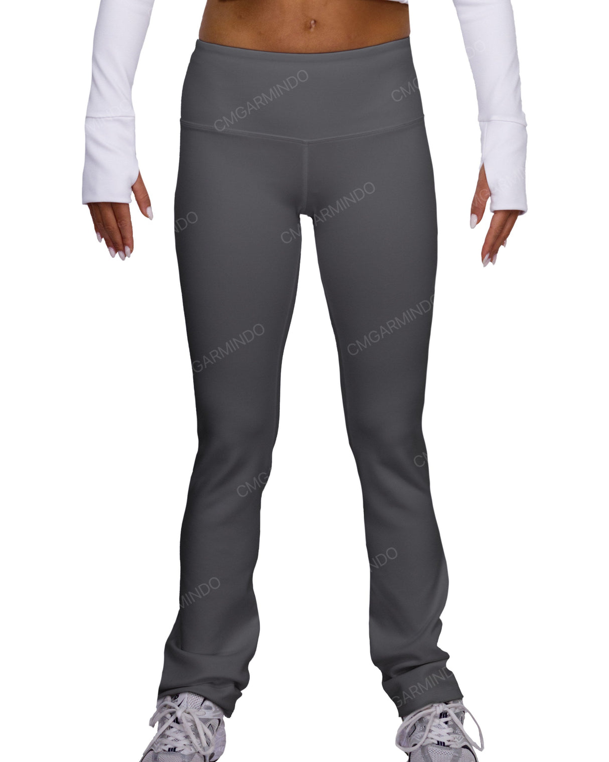 Mid Rise Wide Leg Leggings
