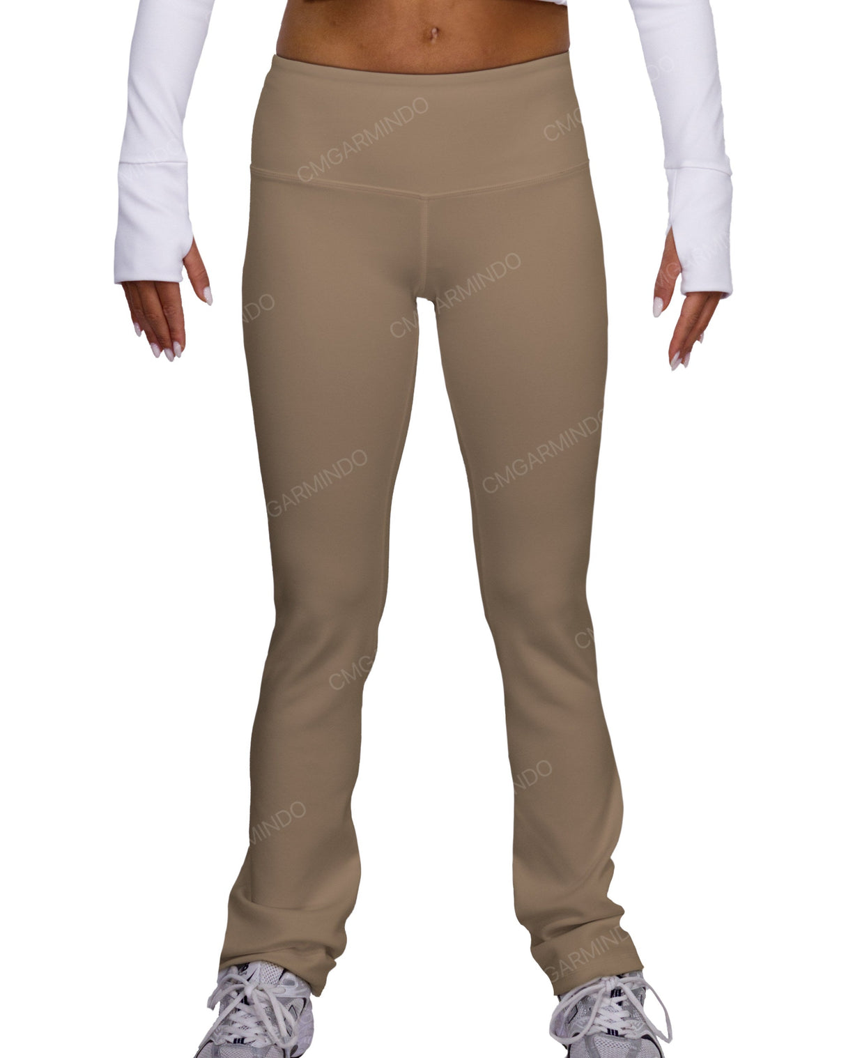 Mid Rise Wide Leg Leggings