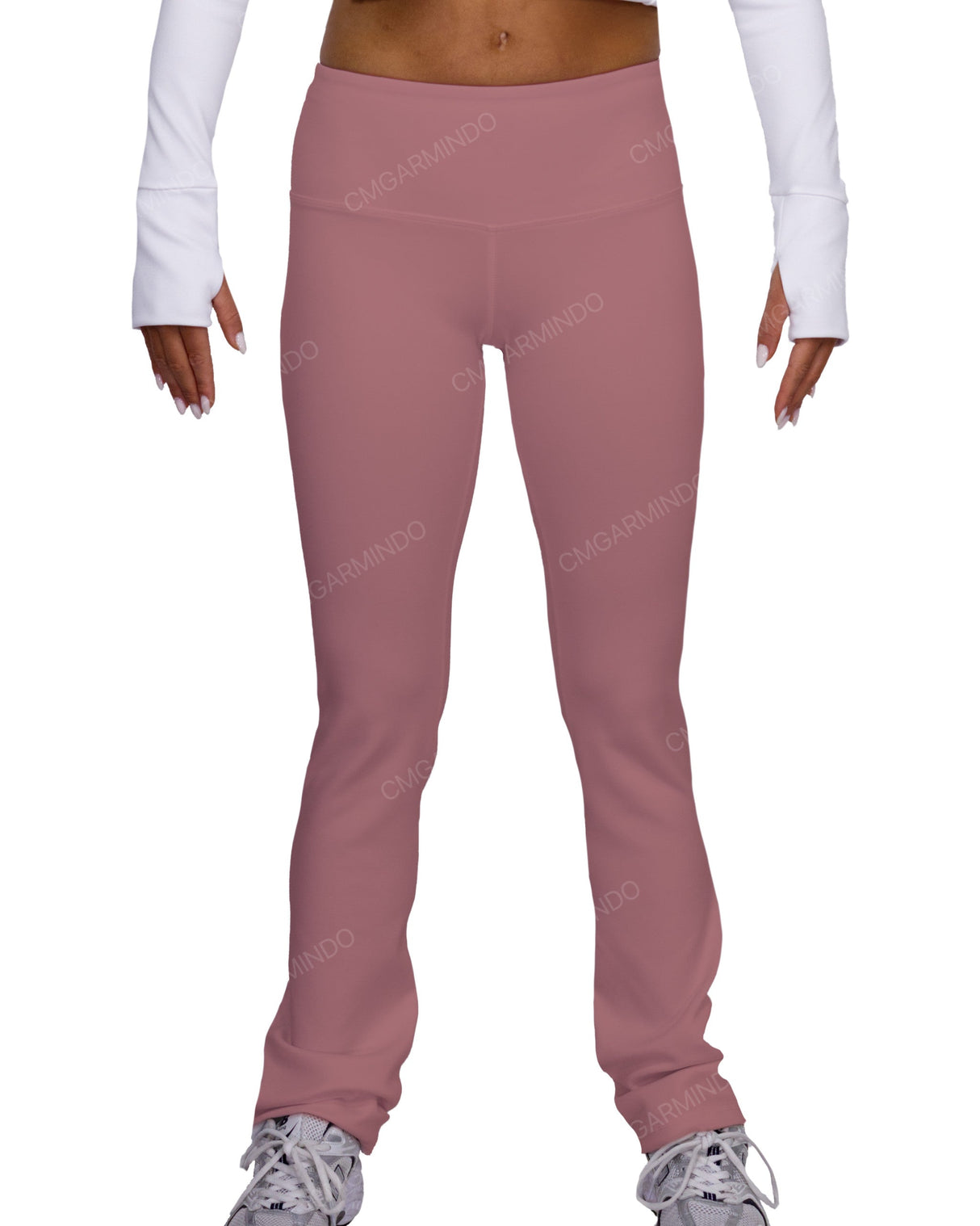 Mid Rise Wide Leg Leggings