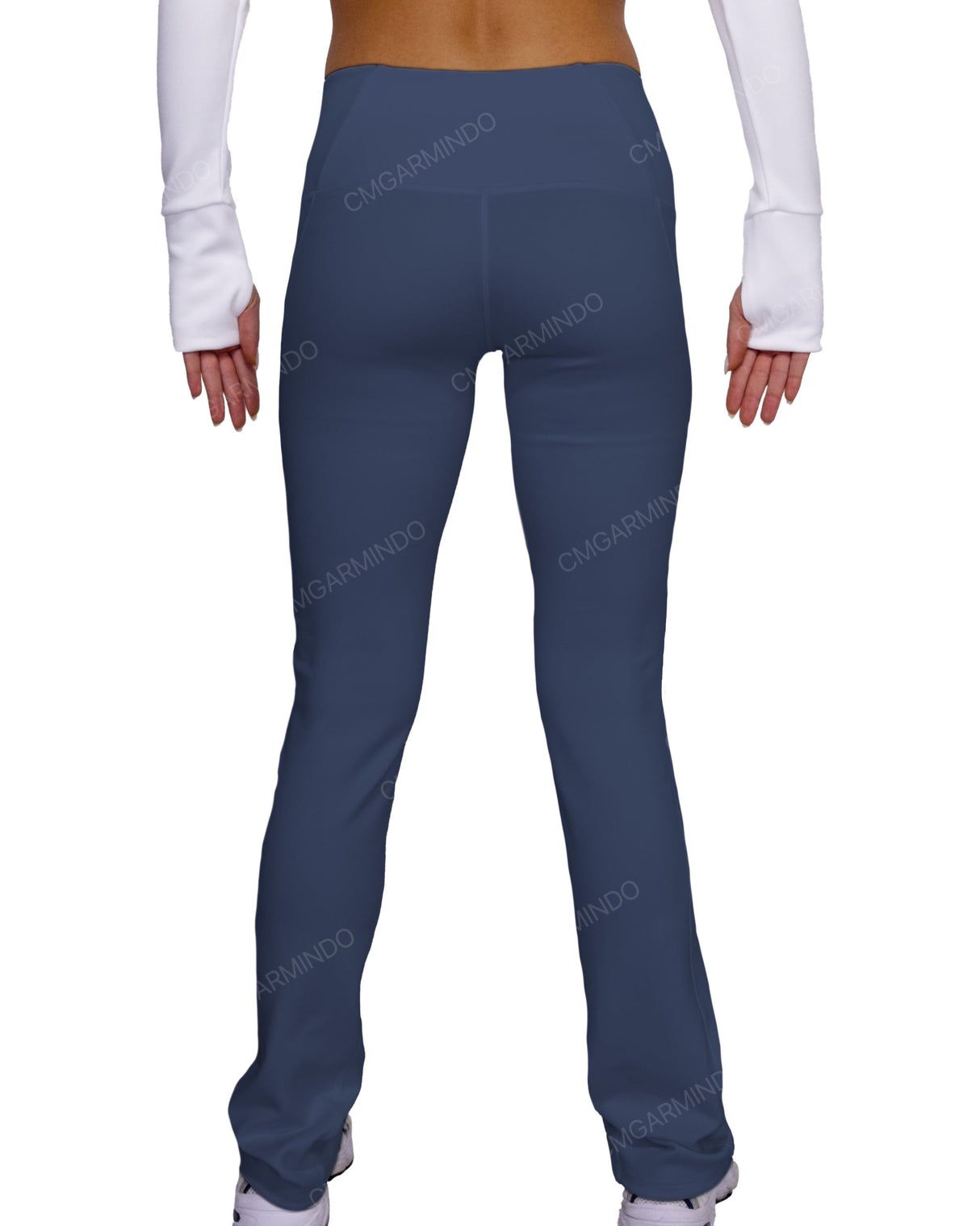 Mid Rise Wide Leg Leggings