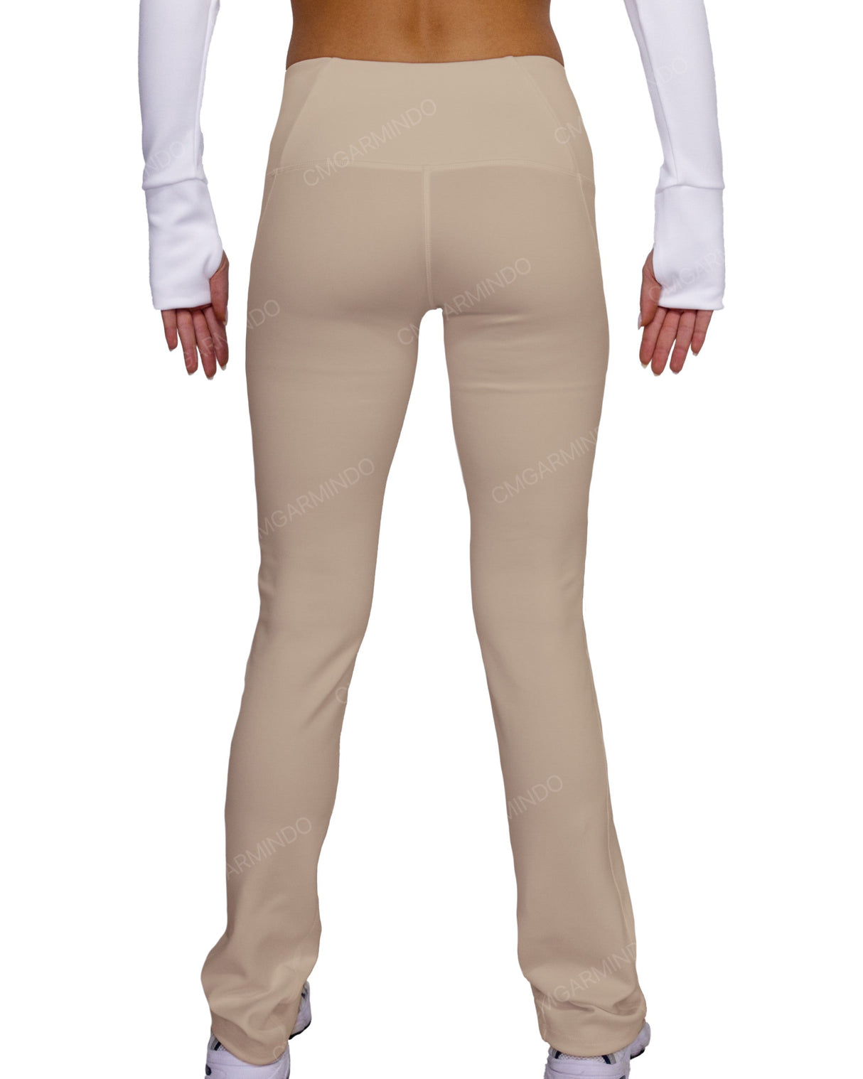 Mid Rise Wide Leg Leggings