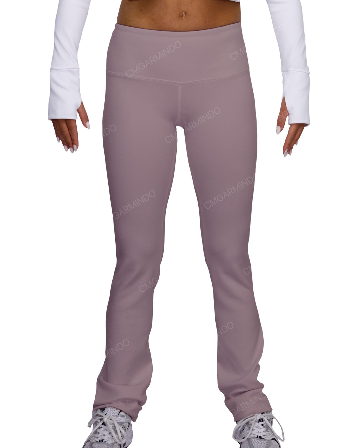 Mid Rise Wide Leg Leggings