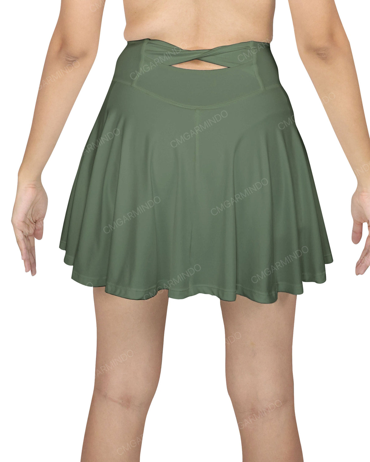 Mini Back Twist Skirt