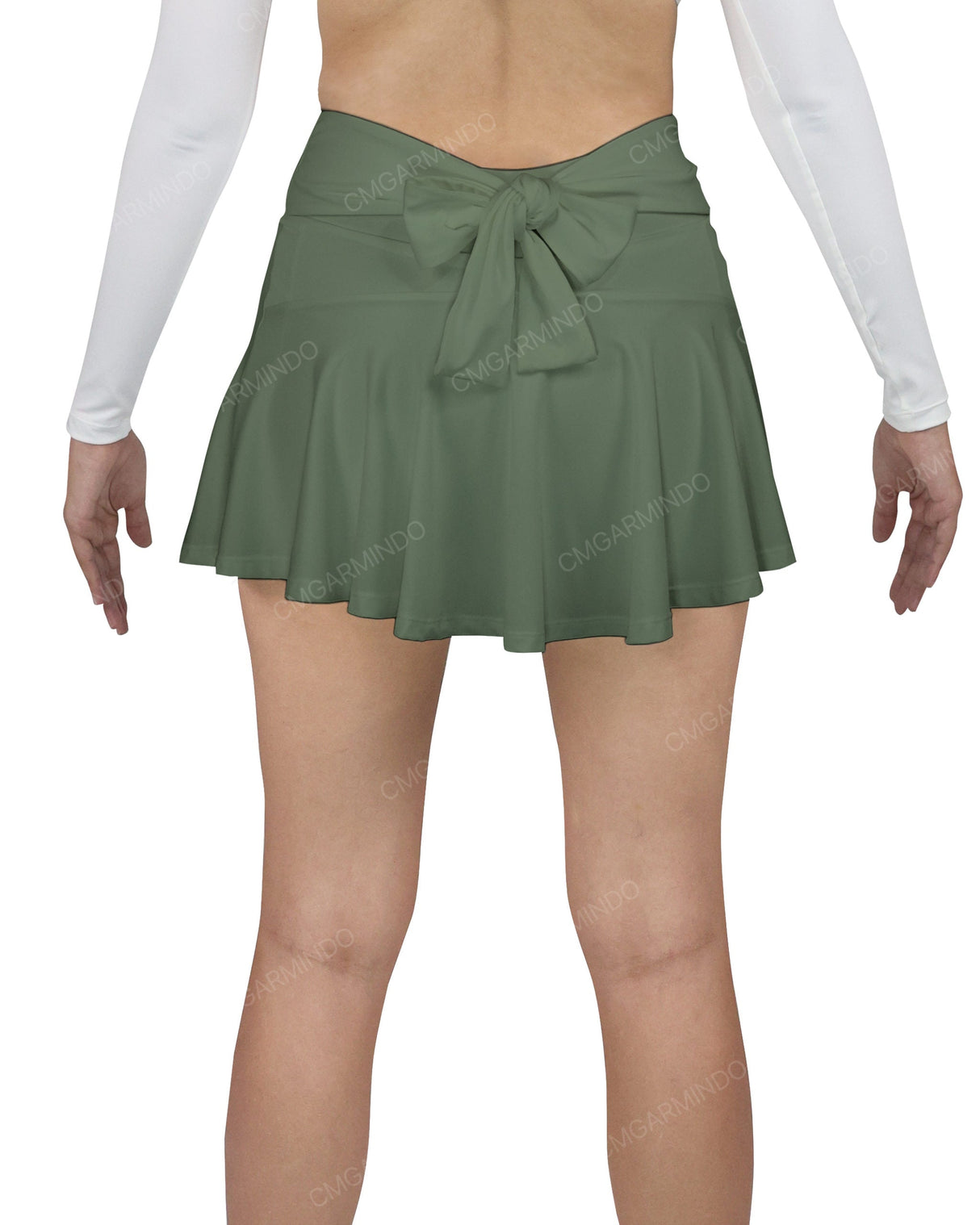 Mini Back Bow Skirt