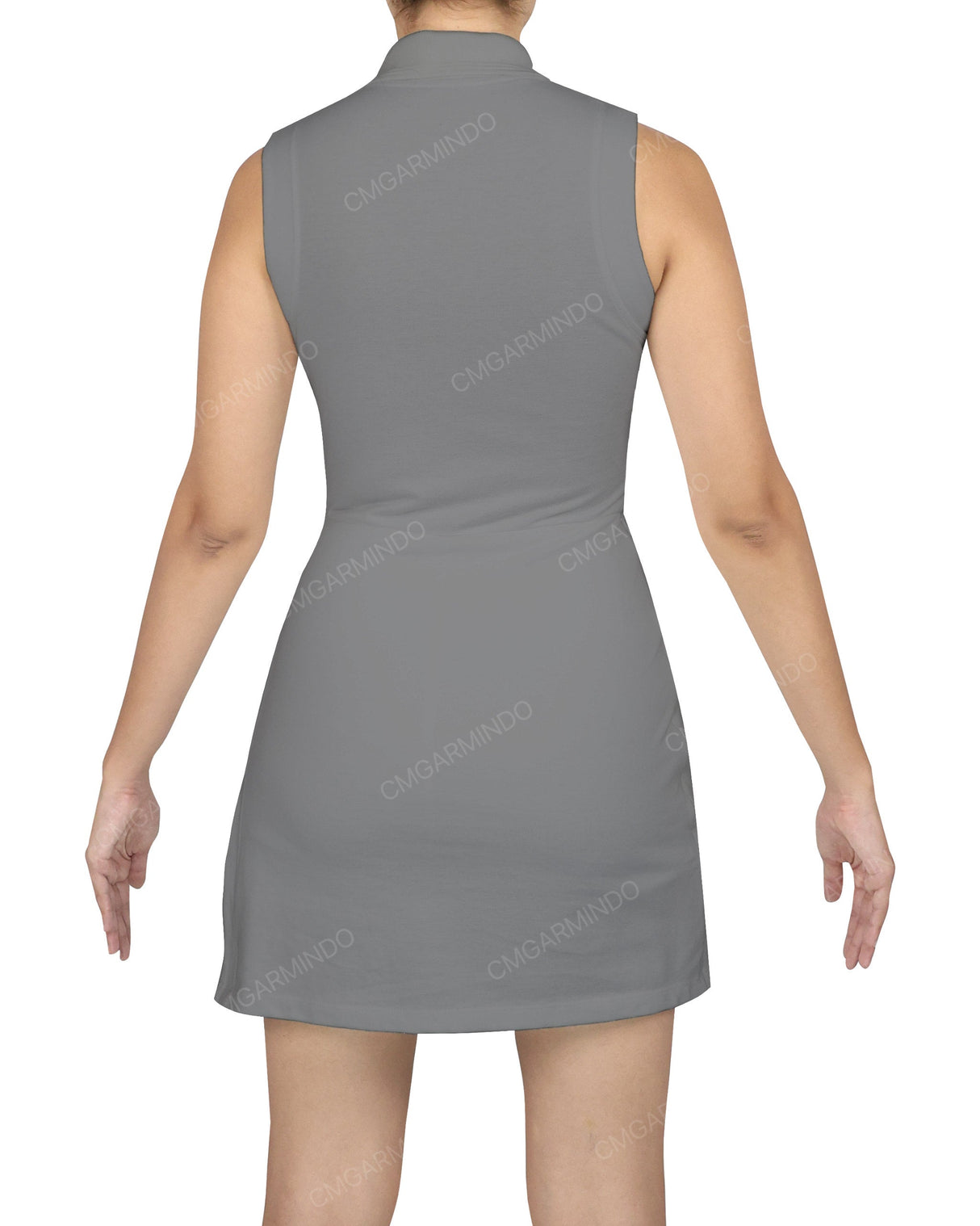 Sleeveless Polo Dress