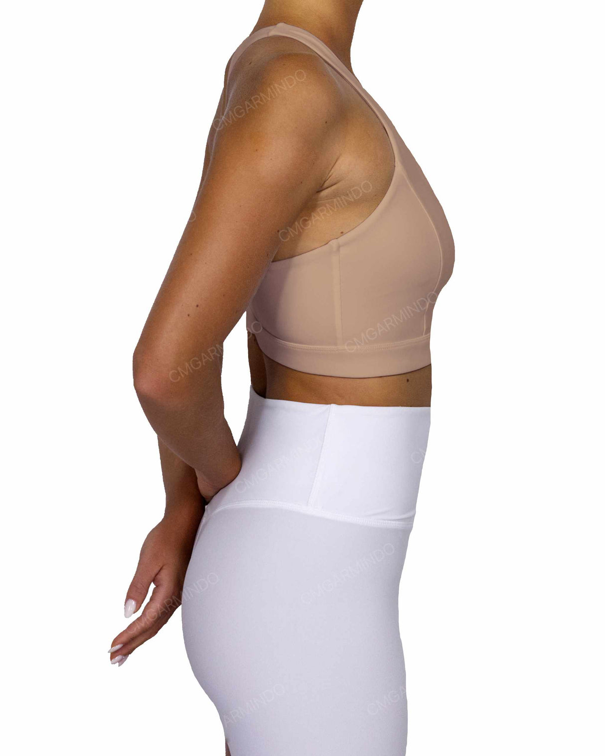 Racer Back Panel Sports Bra