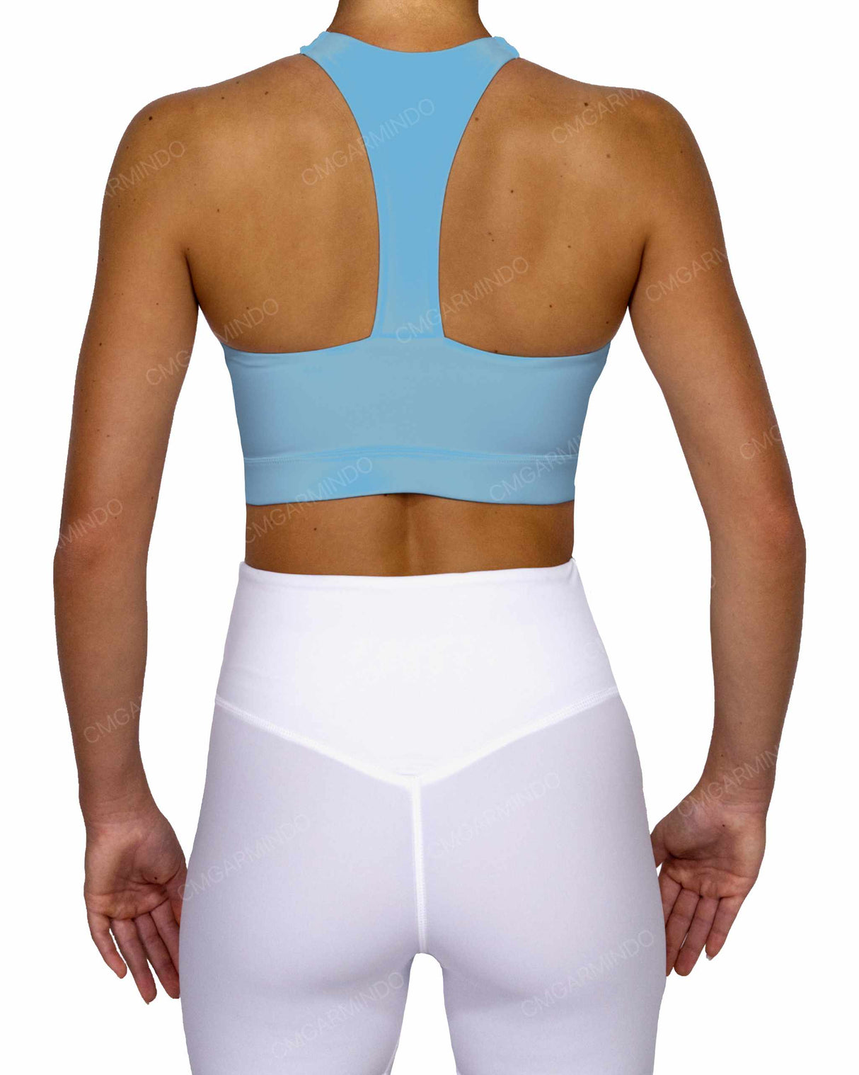 Racer Back Panel Sports Bra