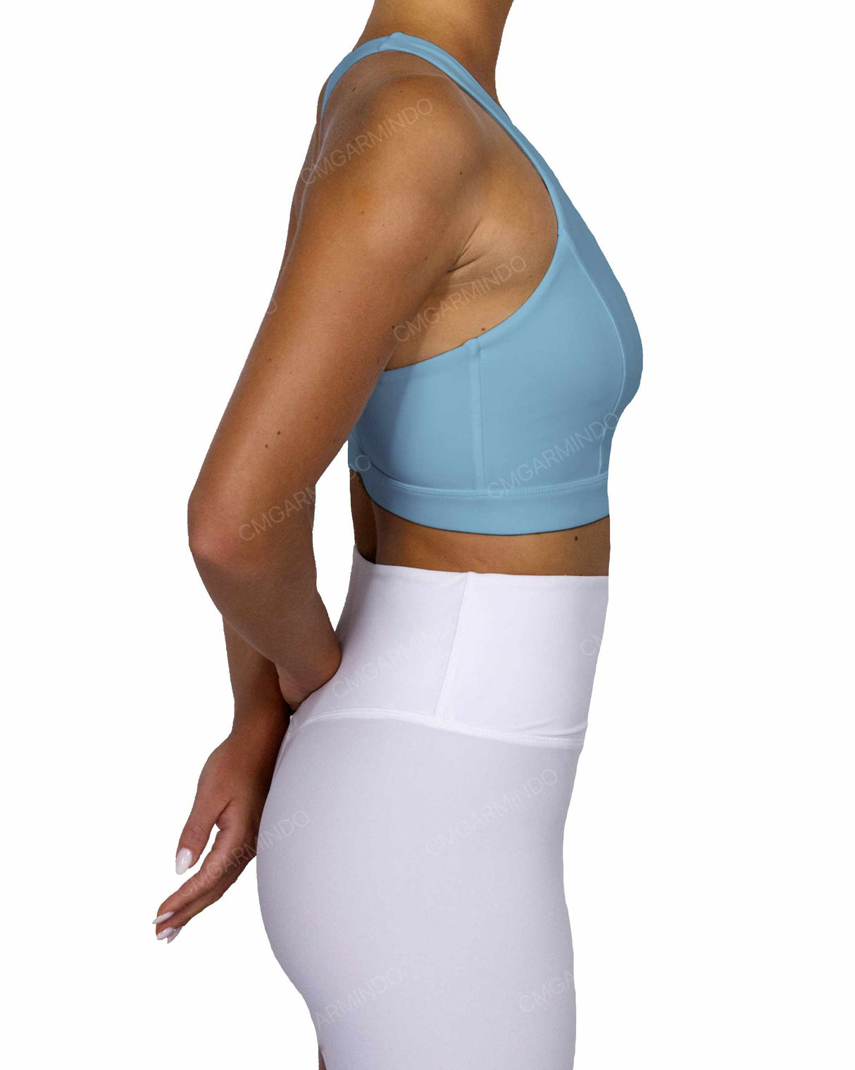 Racer Back Panel Sports Bra