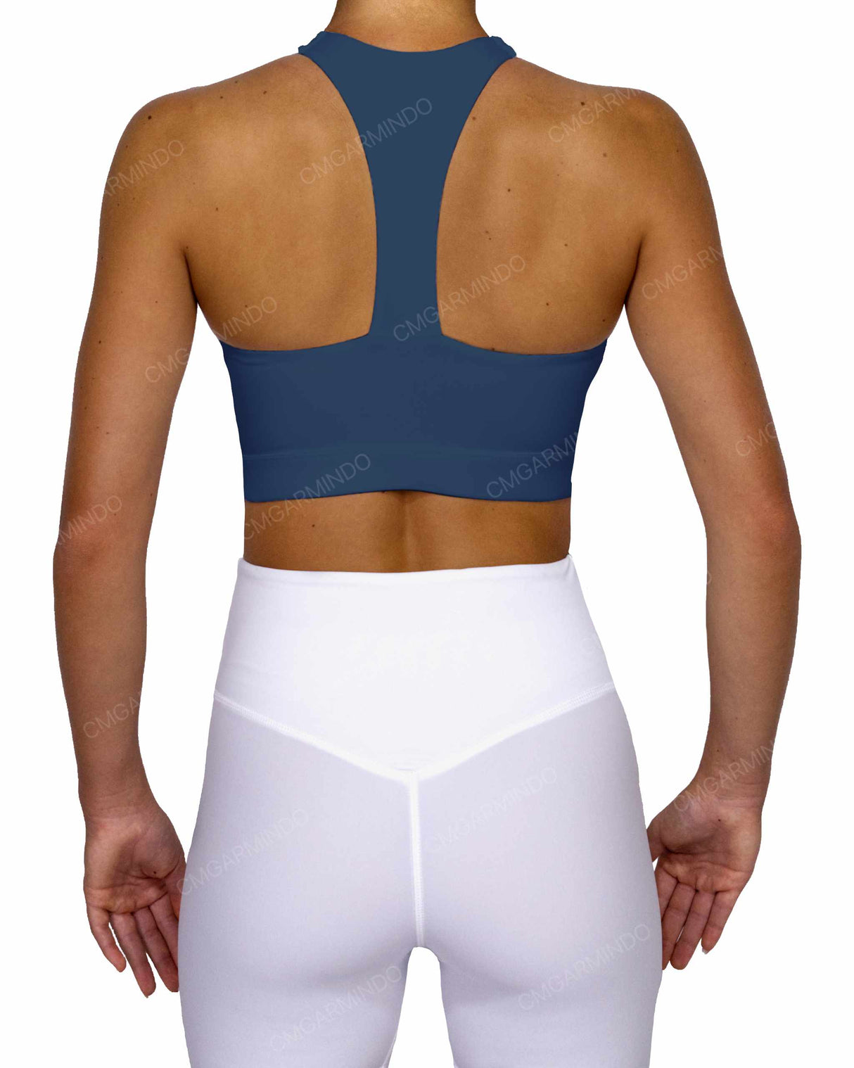 Racer Back Panel Sports Bra