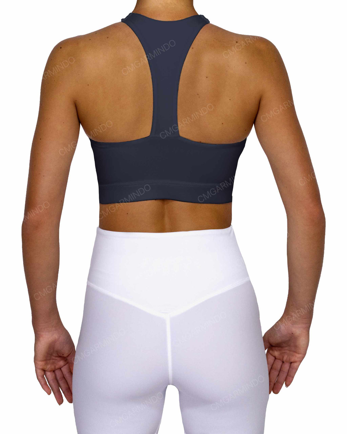 Racer Back Panel Sports Bra
