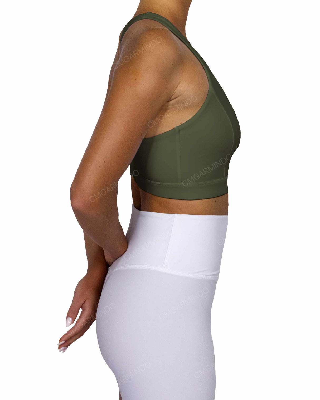 Racer Back Panel Sports Bra