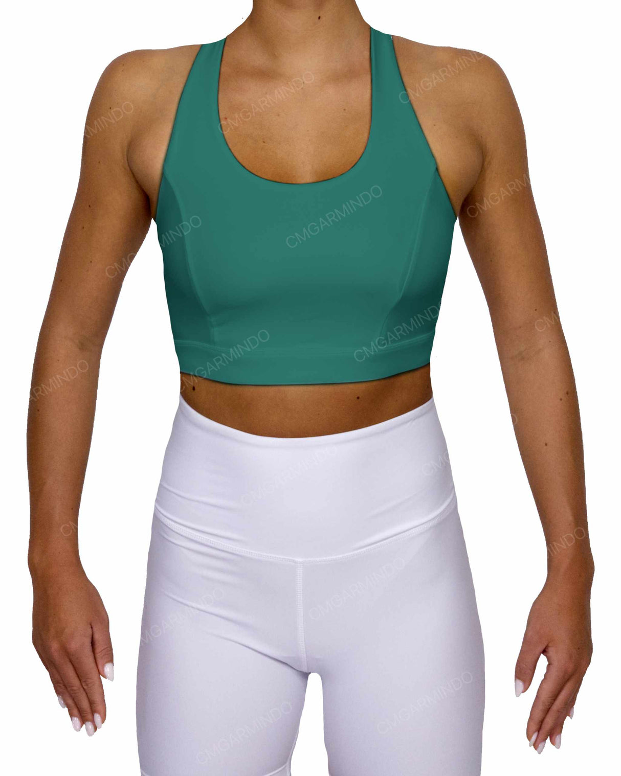 Racer Back Panel Sports Bra