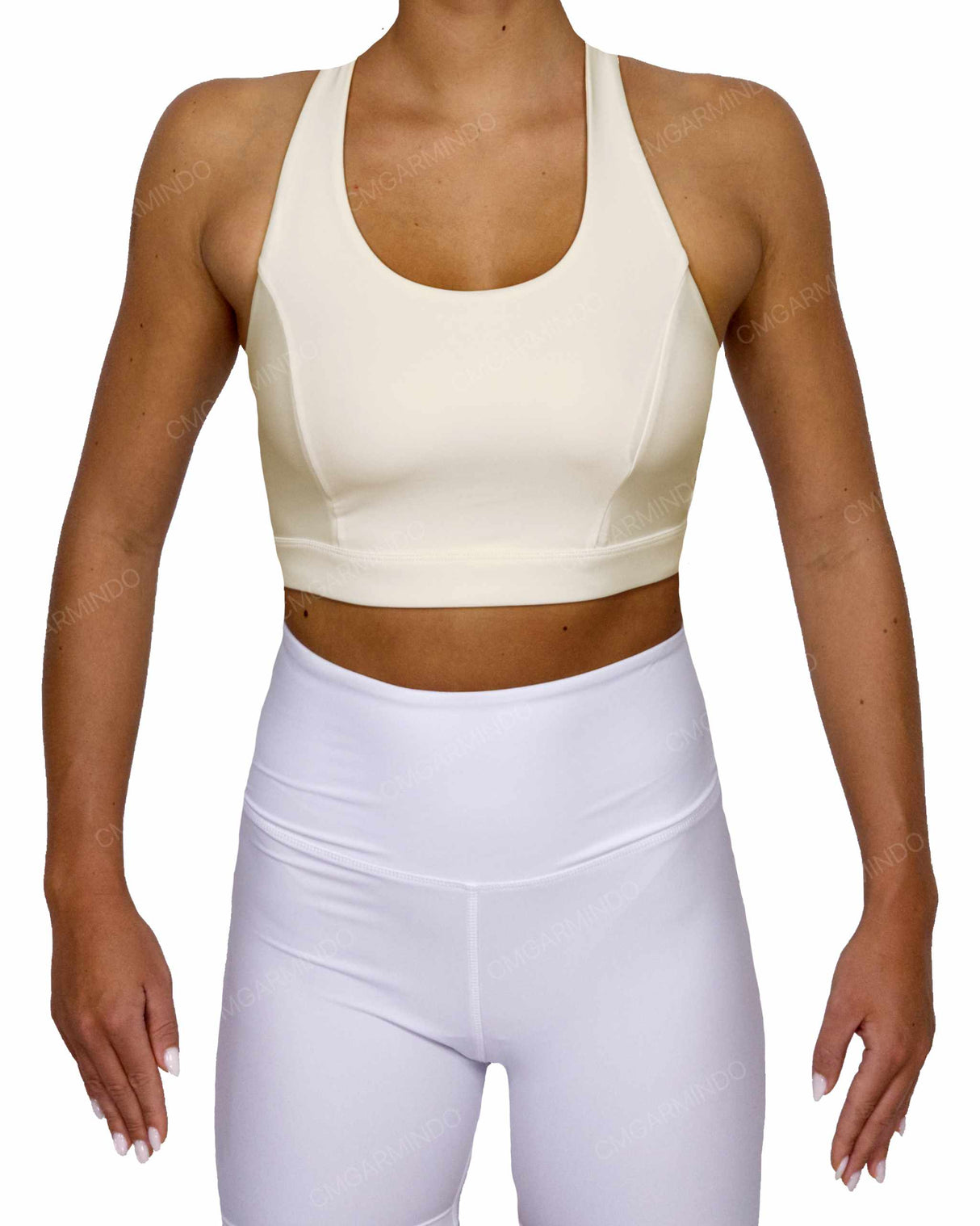 Racer Back Panel Sports Bra