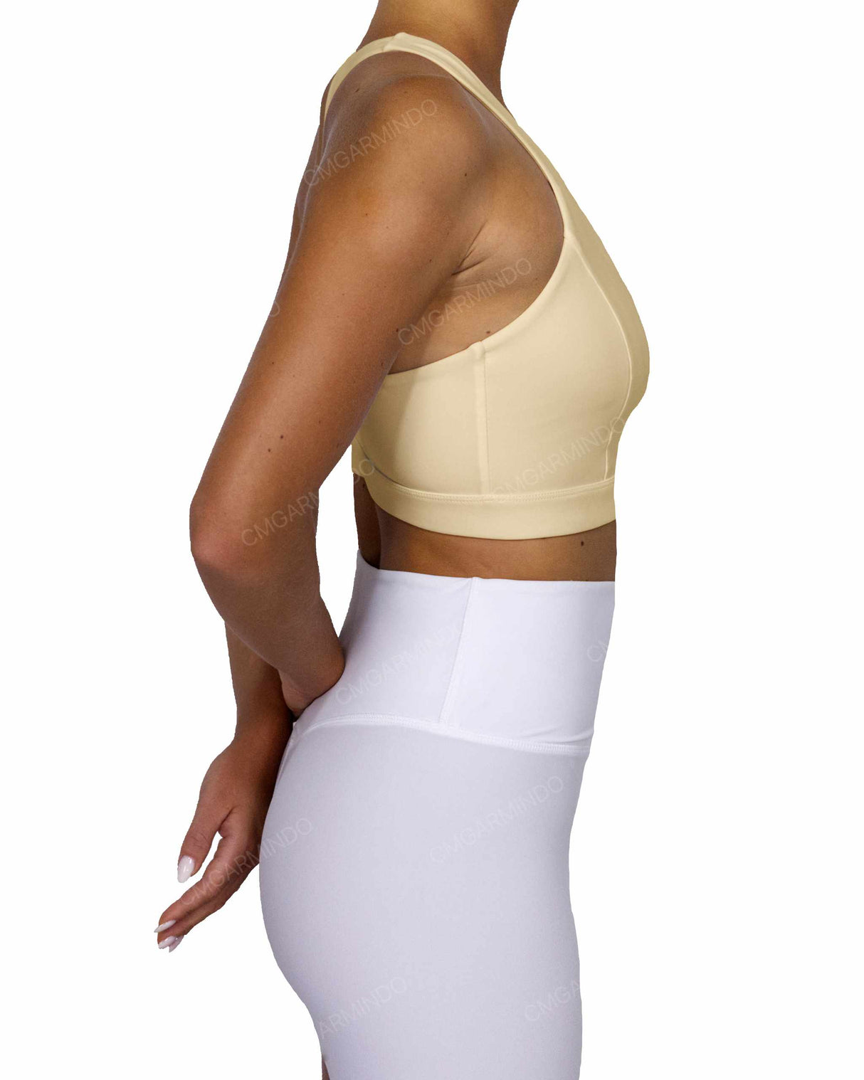 Racer Back Panel Sports Bra