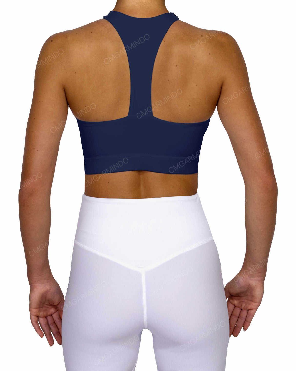 Racer Back Panel Sports Bra
