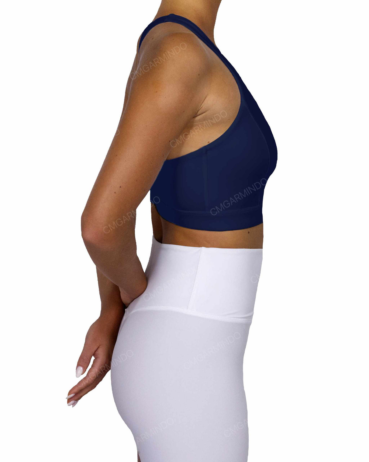 Racer Back Panel Sports Bra