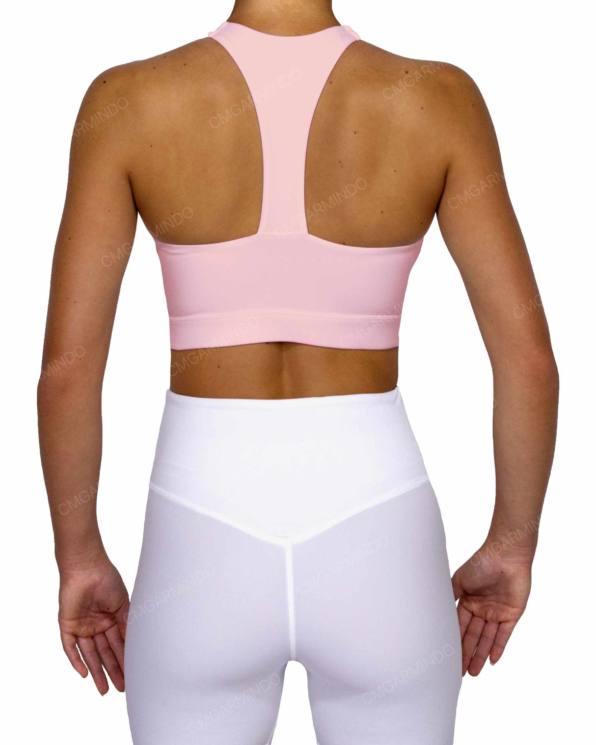 Racer Back Panel Sports Bra