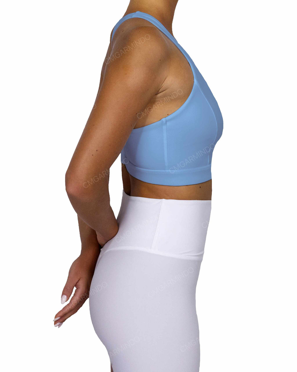 Racer Back Panel Sports Bra