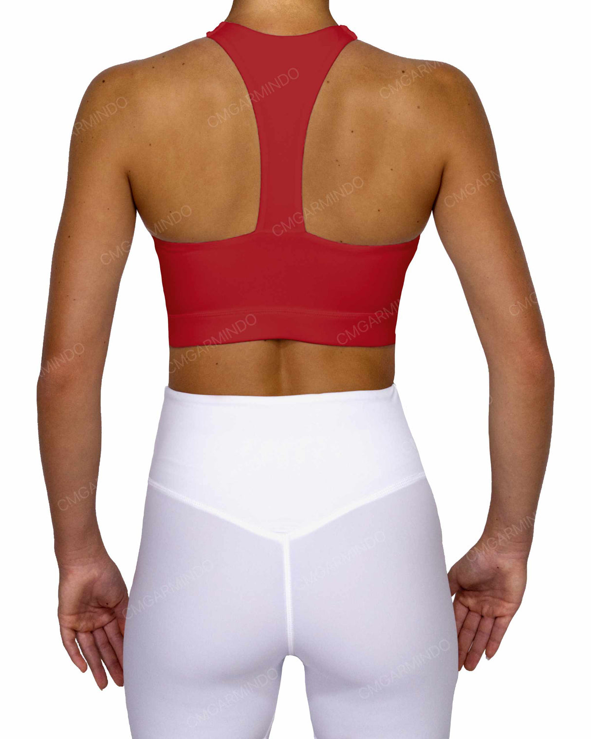 Racer Back Panel Sports Bra