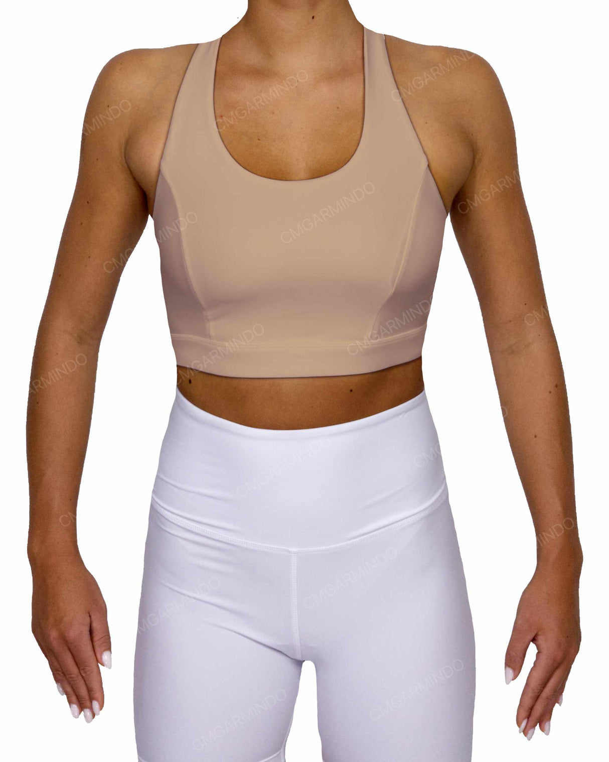Racer Back Panel Sports Bra