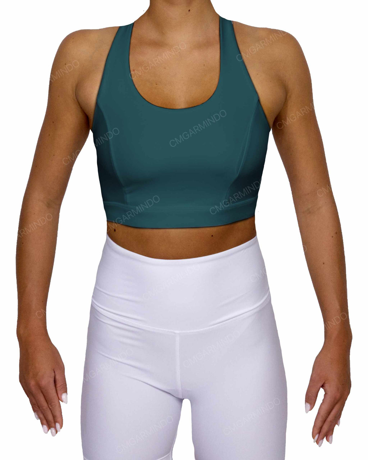 Racer Back Panel Sports Bra