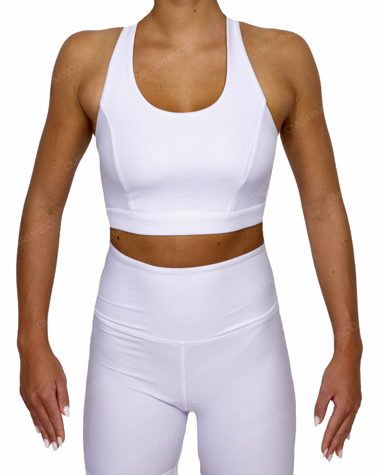 Racer Back Panel Sports Bra